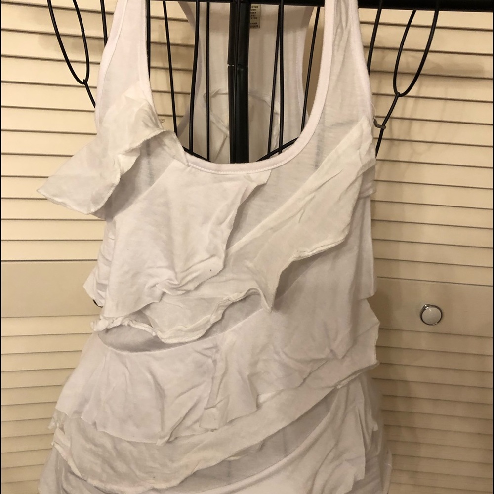 Eyelash Size Small Ruffles Summer Tank